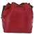 Noe LOUIS VUITTON Epi Petit Noé Schultertasche Bicolor Grün Rot LV Auth ka2062 - Ansicht 2