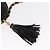 BALLY Borsa a Spalla con Catena Pelle Nera Oro Auth 171355 Nero D'oro - vista 10