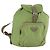 PRADA Backpack Nylon Green Silver Auth 165488 Silvery