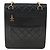 CHANEL Borsa a Spalla Matelassé in Pelle di Agnello Nera Oro CC Auth 159827SAV Nero D'oro - vista 2