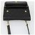 CHANEL Borsa a Spalla Matelassé in Pelle di Agnello Nera Oro CC Auth 159827SAV Nero D'oro - vista 6