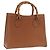 Bolsa de mão em couro Gucci Bamboo marrom dourado 002 2853 02600 Auth bs33066