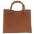 Bolsa de mão em couro Gucci Bamboo marrom dourado 002 2853 02600 Auth bs33066 - vista 13