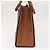 Bolsa de mão em couro Gucci Bamboo marrom dourado 002 2853 02600 Auth bs33066 - vista 4