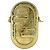 FENDI Orlock Borsa a Spalla per Smartphone in Pelle Dorata Auth SW2114SAM D'oro - vista 13