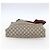 Borsa tote Gucci GG Plus Supreme Web Sherry Line in PVC beige e oro Auth ep13260 D'oro - vista 5