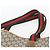 Borsa tote Gucci GG Plus Supreme Web Sherry Line in PVC beige e oro Auth ep13260 D'oro - vista 8