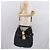 Borsa a Spalla Miu Miu Canvas 2way Blu Navy Oro Auth 168005 D'oro - vista 24