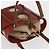 Borsa a mano Salvatore Ferragamo in pelle rossa argento Auth 149839 Rosso - vista 6