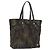 PRADA Borsa Tote Camouflage in Nylon Khaki Auth gh1628 Cachi