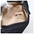 FENDI Zucca Canvas Handtasche Schwarz Silber Auth 166172 - Ansicht 18