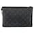 CUSTODIA PER IPHONE LOUIS VUITTON Monogram Eclipse Fragment M64449 LV Auth 159835 Monogramma - vista 2
