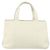 Borsa a mano in pelle bianca e argento Salvatore Ferragamo Auth BA9927 Bianco - vista 2