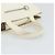 Borsa a mano in pelle bianca e argento Salvatore Ferragamo Auth BA9927 Bianco - vista 7