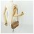 Gucci Borsa a Spalla Micro GG Supreme PVC Beige Oro 004 106 0024 Auth BA10006 D'oro - vista 22