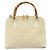 Borsa a mano GUCCI Bamboo Suede 2 vie Beige Oro 000 2865 0290 Auth ep13200 D'oro - vista 13
