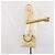 Borsa a mano GUCCI Bamboo Suede 2 vie Beige Oro 000 2865 0290 Auth ep13200 D'oro - vista 25