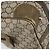 Gucci Borsa Boston GG Plus Supreme in PVC beige e oro Auth 166725 D'oro - vista 16