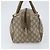 Gucci Borsa Boston GG Plus Supreme in PVC beige e oro Auth 166725 D'oro - vista 3