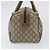 Gucci Borsa Boston GG Plus Supreme in PVC beige e oro Auth 166725 D'oro - vista 4