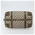 Gucci Borsa Boston GG Plus Supreme in PVC beige e oro Auth 166725 D'oro - vista 5