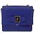 Borsa a Spalla Vala Chain in Pelle Blu Oro Auth 163452 di Salvatore Ferragamo D'oro - vista 13