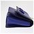 Borsa a Spalla Vala Chain in Pelle Blu Oro Auth 163452 di Salvatore Ferragamo D'oro - vista 3