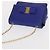 Borsa a Spalla Vala Chain in Pelle Blu Oro Auth 163452 di Salvatore Ferragamo D'oro - vista 6