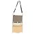Chloé Bolsa de ombro dupla clutch Chloe Roy em couro cinza prata autêntica 165505 Marrom
