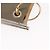 Chloé Bolsa de ombro dupla clutch Chloe Roy em couro cinza prata autêntica 165505 Marrom - vista 10