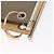Chloé Bolsa de ombro dupla clutch Chloe Roy em couro cinza prata autêntica 165505 Marrom - vista 11
