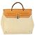Hermès HERMES Herbag Ad PM Rucksack Canvas Leder 2in1 Beige Silber Auth 168408 - Ansicht 3