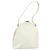Borsa a mano GUCCI in pelle bianca argento Auth 170514 Bianco