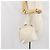 Borsa a mano GUCCI in pelle bianca argento Auth 170514 Bianco - vista 21