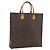 LOUIS VUITTON Borsa Sac Plat Monogram M51140 LV Auth bs33031 Monogramma