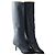Autre Marque Botas de cuero negro Casadei - vista 2