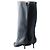 Autre Marque Botas de cuero negro Casadei - vista 3