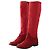 Autre Marque Botas de pelo de poni rojas Philosophy Alberta Ferretti - vista 2