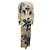 Abito lungo a maniche lunghe con perline e paillettes Erdem beige / blu / Abito formale Multicolore