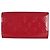 Portafoglio a catena Sarah Monogram Vernis Rose Pop di Louis Vuitton Rosso - vista 6