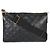 Coussin MM in agnello nero goffrato con monogramma Louis Vuitton