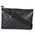 Coussin MM in agnello nero goffrato con monogramma Louis Vuitton - vista 8