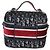 Beauty case Diortravel in velluto obliquo blu rosso Christian Dior - vista 2