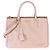 Prada Tote Galleria Mediano de Doble Cierre en Saffiano Lux Beige
