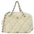Borsa a mano avorio Chanel con hardware dorato Crudo