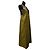 Vestido trapezoide Bottega Veneta de algodón caqui - vista 2
