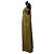 Vestido trapezoide Bottega Veneta de algodón caqui - vista 4