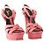 Sandali T-Strap in pelle Yves Saint Laurent Rosa - vista 2