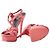 Sandali T-Strap in pelle Yves Saint Laurent Rosa - vista 7