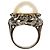 Autre Marque Anello in Oro Bianco con Diamanti e Perla - vista 4